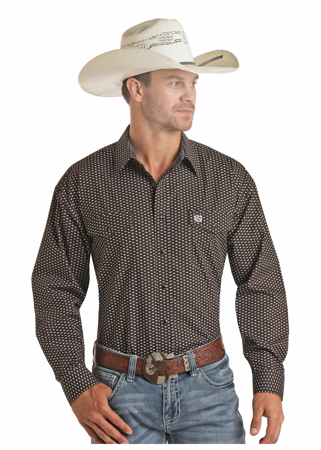 Mens Panhandle Slim Shirt | Western World Saddlery | Saddleworld ...